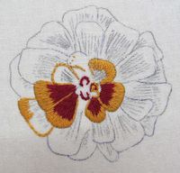 Free Hand Embroidery Pattern for October – Marigold Flower - Stitchdoodles