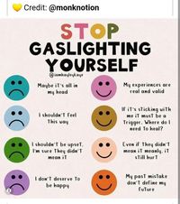 Gaslighting yourself