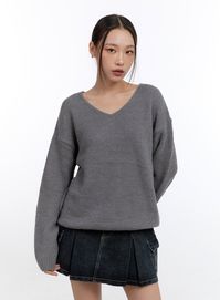 CozyVibe Knit Sweater CO431 - Korean Women's Fashion | LEWKIN