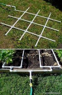 PVC pipes are sturdy and waterproof and most importantly CHEAP. There are so many functional ways to use them in the garden for DIY purposes. Check out these DIY PVC PIPES projects! #GardeningIdeas