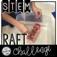 Building a Raft STEM Challenge is an activity where students construct rafts out of straws, tape, and string. Students then test their creations and redesign their rafts. Your students will love learning and will be engaged at home or at school in the Engineering Design Process. ⭐These activities...