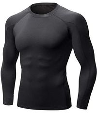 Mens Thermal Winter Gear Compression Shirt Underwear Baselayer Long Sleeve for Cold Weather Tops