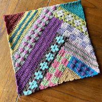 Free Crochet Pattern: The Color Riot Blanket (US Terms) | cypress|textiles