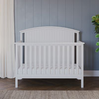 Create a nursery that’s both classic and contemporary with the Cottage Curve Top Collection. The headboard on the Cottage Curve Top 4-in-1 convertible crib features a soft curve and beadboard detailing for a fresh look with timeless appeal.