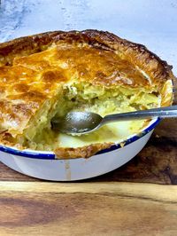 Three Cheese, Caramelised Onion & Potato Pie - Best Recipes UK