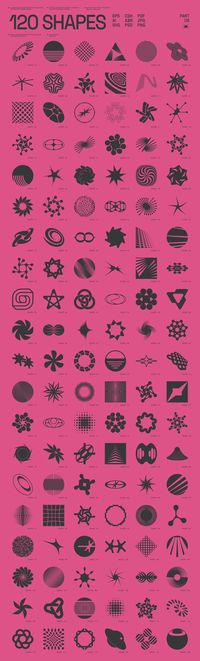 120 Abstract Geometric Shapes. Part 5 :: Behance