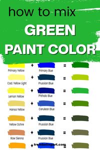 How to Mix Green Paint Color. Learn the exact ratios and techniques to mix green paint. This step-by-step guide provides instructions and a color mixing chart.