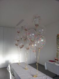 The 'big kids' and 'little kids' will LOVE this for your next party! Colourful confetti balloons add that extra fun factor for everyone...have them as an arrangement or they look stunning just loose on ceilings!