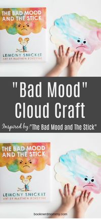 DIY "Bad Mood Clouds" Inspired by "The Bad Mood and The Stick" · Book Nerd Mommy