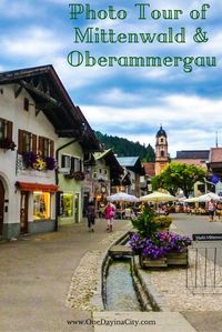 Over 25 photos to show you why you don't want to miss traveling to the quaint, fresco-adorned towns of Mittenwald and Oberammergau in Bavaria, Germany.