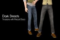 Dark Streets: Some Classy Jeans for your teens, with Pixicat docs and Cosette's textures.