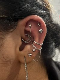 FINALLY, THE EAR CURATION INSPO YOU'VE BEEN WAITING FOR! ✨  DONE BY @lobopiercings  Soho, Union Square, and Williamsburg  11AM-9PM 7 DAYS A/W🕘 WALK-INZ OR BOOK ONLINE..📕 TATTOOS & PIERCINGS, NO ATTITUDE, NO MISERABLE HOOPS TO JUMP THROUGH....🚫  WALK-INZ WELCOME OR BOOK ONLINE AT  ⚔️livebytheswordtattoo.com⚔️ . . . . #earcuration #flatpiercing #bodypiercing #piercing #unionsquare