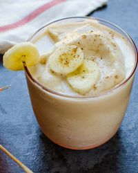 If you love blender drinks, the Banana Cabana is for you! A frozen rum drink with Coco Lopez, Bailey's & Kahlua & a whole banana. A frosty Caribbean drink that'll take you to the islands.