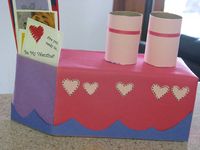 USS Valentine's Day box using a soda pop box! Brilliant!