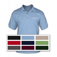 AC Shelby Cobra 427 SC Polo Shirt - Just a few harmonious and artistic graphic lines are needed to capture the essence of this marvelous classic car. Legend Lines specialize in original racing car apparel. We carry a large choice of Apparel, Signs and Accessories.