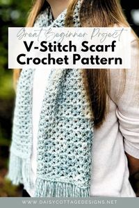 Get ready to crochet your way to a fashion-forward winter wardrobe with this easy and quick V-Stitch scarf pattern. Perfect for beginners and seasoned crocheters alike, this free pattern offers a stunning and cozy accessory that's sure to impress.