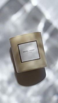 Turn your home into your own private island... Hotel Lobby Candle branding and packaging by MKW Creative Co.