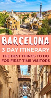 This is the perfect 3 day Barcelona itinerary. Find out the best things to do in Barcelona for first time visitors, from La Sagrada Familia to the Gothic Quarter. Read on to find out how to plan your first visit to Barcelona and important travel tips for Spain #barcelona #spaintravel #traveltips #barcelonaspain