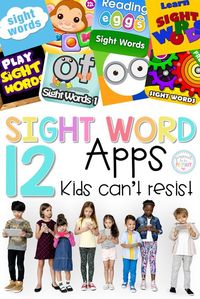 Looking for a way to help kids learn sight words? You will want to download these sight word apps on your device. Kids can't resist these interactive and fun sight words apps that are perfect for learning to read. Includes teacher tips for using apps in the classroom. #sightwords #sightwordapps #sightwordactivities