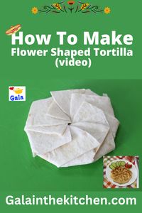 Do you like breakfast quesadillas? Try this new fun flower shape! In this video, I demonstrate how to transform burrito tortillas into beautiful flower-shaped pockets. These edible creations are perfect for adding a fun and creative touch to your meals. #quesadilla #recipe #mexicanfood #tortilla