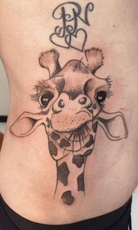 << Check out more Giraffe Tattoo and Ideas #girlytattoos #tattooideas #tattoodesigns #tattoos #giraffe #animal