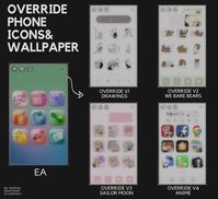 override phone: icons & wallpaper | Patreon