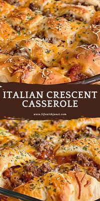 Italian Crescent Casserole