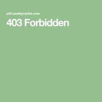 403 Forbidden