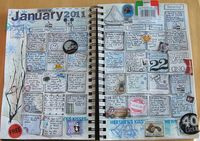 Calendar journaling.....5 minutes before bed. I want to try this in 2013.