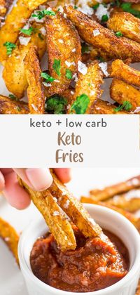 Keto fries on the keto diet can be the best option when going low carb. This is an easy recipe using turnips. Turnips are the best option for this better than jicama easily. Videos to show you just how to do it and make them extra crispy!