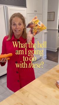 Andrea Buckett Cooks on Instagram: "Comment EAT and I’ll DM you the recipe right to your inbox!

Aren’t we all guilty of having bags of carrots in all different sizes in the back of our fridge!? I definitely am… so when Katie Couric asked me WTH to do with them, I knew this was the perfect recipe. Tag me if you try it and let me know what ingredient I should tackle next! 🥕❤️"