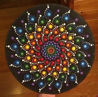 This dot mandala is one of my favorites