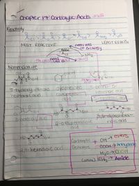 As a recent graduate, I hope that my notes are as helpful to you as they are to me, even while studying for the MCAT. I put a lot of time and effort into making these notes in a way that was fun and comprehensible without taking away from my studies as a pre-med major. These notes helped me understand how to name different carbonyl compounds and create them using different reagents! I have added a couple of "cheat sheets/ comments" that helped me get the concepts down faster since not every prof