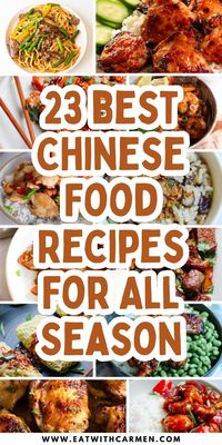 Stuck in a recipe rut when it comes to Chinese food? These 23 Chinese food recipes bring bold, authentic flavors to your table all year long. Save this pin to enjoy easy, flavorful meals any time of the year!