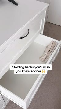 Discover clever folding hacks to keep your cupboard organized and clutter-free! From T-shirts, jeans and pants, these simple techniques make folding a breeze. Perfect for maximizing closet space. Try these tips and transform your storage game!