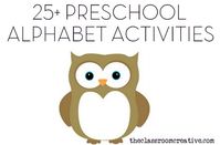 Preschool alphabet activities, centers ideas, & games.