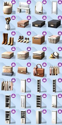 The First Look: Closet Collection | Sims 4 CC Pack | | Patreon