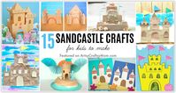 It's summer, which means it's time for some fun Sandcastle Crafts for Kids! Whether you can go to the beach or not, these crafts ensure you can bring it home! "Who are the happiest people on earth? A craftsman or artist whistling over a job well done. A little child building sand castles.....Happiness lies in a constructive job well done." Elbert Hubbard There's something fun and sad about making sandcastles at the beach. Building it is exciting, and you can give it any shape you like. However,