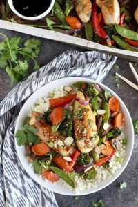 One-Pan Teriyaki Chicken Veggie Bake