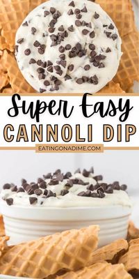 Easy Cannoli Dip Recipe - Eating on a Dime