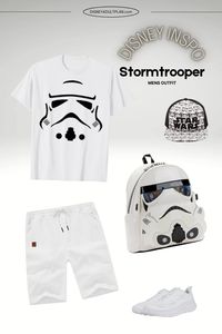 Men's Star Wars Disneybound outfit inspired by Storm troopers for for Disneyland and Disney World Galaxy's Edge. #DisneyMen #StarWarsDisneybound #Stormtrooper [Disclaimer: As an Amazon Associate I earn from qualifying purchases.]