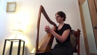 Wild Mountain Thyme on Musicmakers 29-string lap harp (The Sonnet) - YouTube