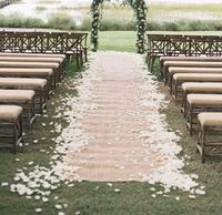 This is a great addition to your wedding shabby style. The wedding runner consists of 100% burlap, so it is so beautiful and romantic. Without a wedding runner, no wedding can do. Add a touch of grace to your wedding, add a runner from the burlap. Please choose the size you need. If you do not see the size you need, please write to me. Natural burlap. Good quality. If you need more or less than 60 feet, write to me please. If you need a different width, less than 40 inches, please write to me. T