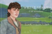 (99+) WHEAT STRAW - CAS accessory – @blackpanda-ts4 on Tumblr