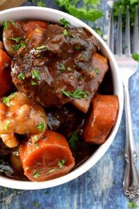 Red Wine Braised Beef Short Ribs - Lord Byron's Kitchen