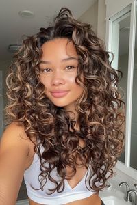 Curly haircuts are all about celebrating your texture and finding a style that complements your face shape. Whether you have loose waves, bouncy spirals, or tight coils, there’s a curly haircut out there that will