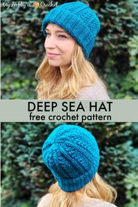 My Hobby Is Crochet: Deep Sea Hat | Free Crochet Pattern