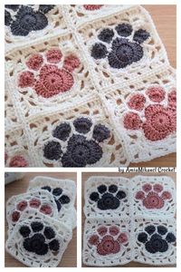 How to Join Paw Print Motifs Video Tutorial