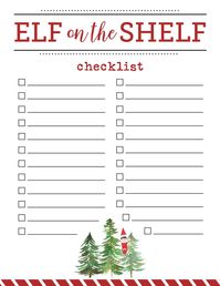 Free printable elf on the shelf calendar and checklist to help you keep organized this year! Plan out your ideas and to-do's with these helpful holiday templates. #elfontheshelf #elfontheshelfideas #elfideas #christmas #christmaself #printable #free #freeprintable #iheartnaptime