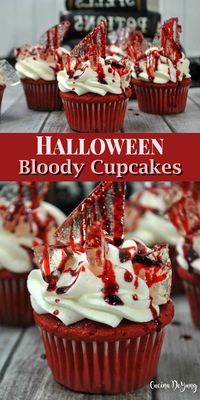 Halloween Bloody Cupcakes Recipe – CUCINADEYUNG